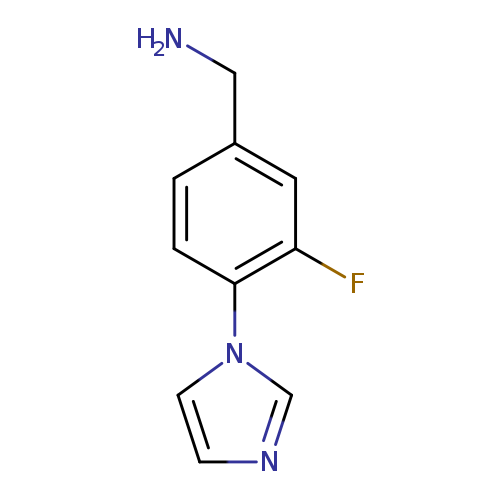 [3-fluoro-4-(1H-imidazol-1-yl)phenyl]methanamine