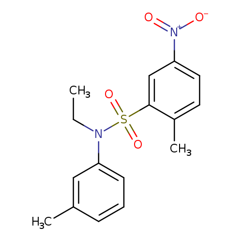N-ethyl-5-nitro-2-methyl-N-(3-methylphenyl)benzenesulfonamide