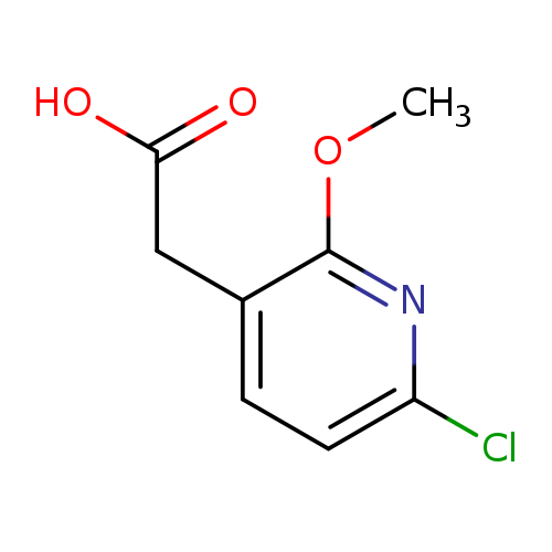 2-(6-chloro-2-methoxypyridin-3-yl)aceticacid