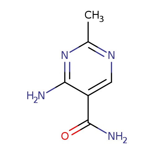5-Pyrimidinecarboxamide,  4-amino-2-methyl-