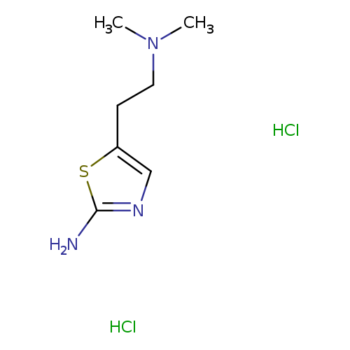5-[2-(dimethylamino)ethyl]-1,3-thiazol-2-aminedihydrochloride