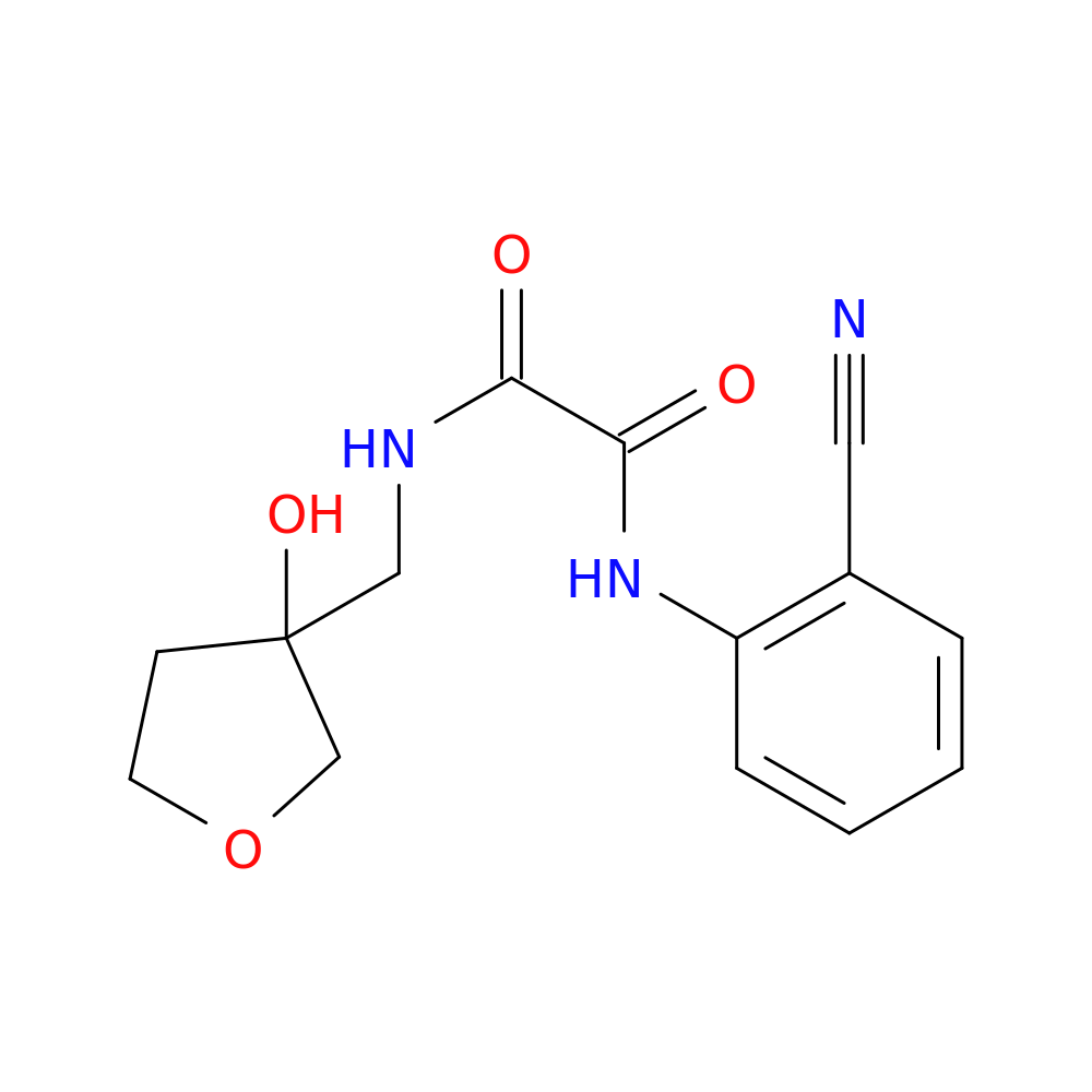N'-(2-cyanophenyl)-N-[(3-hydroxyoxolan-3-yl)methyl]ethanediamide