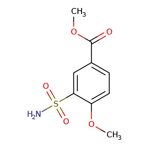 Benzoic acid, 3-(aminosulfonyl)-4-methoxy-, methyl ester