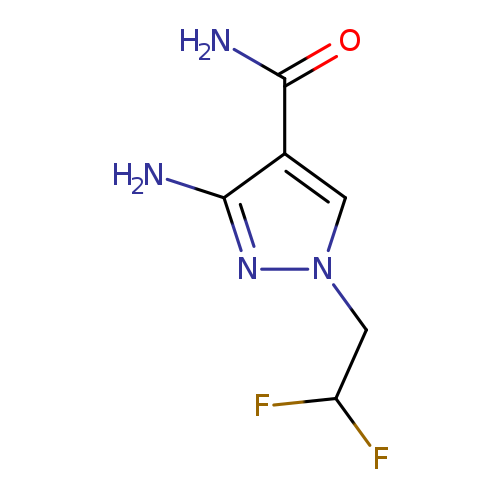 3-Amino-1-(2,2-difluoroethyl)-1H-pyrazole-4-carboxamide
