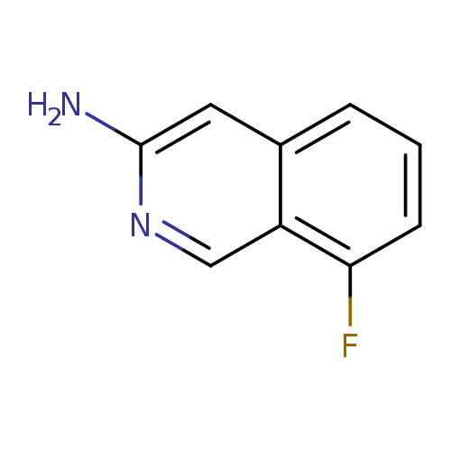 3-Isoquinolinamine, 8-fluoro-