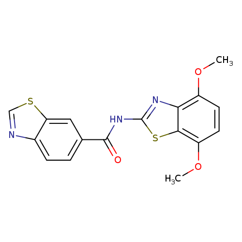 N-(4,7-dimethoxy-1,3-benzothiazol-2-yl)-1,3-benzothiazole-6-carboxamide