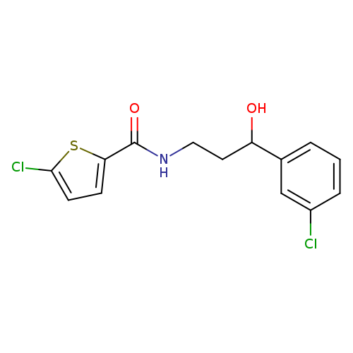 5-chloro-N-[3-(3-chlorophenyl)-3-hydroxypropyl]thiophene-2-carboxamide