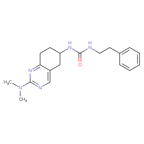 3-[2-(dimethylamino)-5,6,7,8-tetrahydroquinazolin-6-yl]-1-(2-phenylethyl)urea