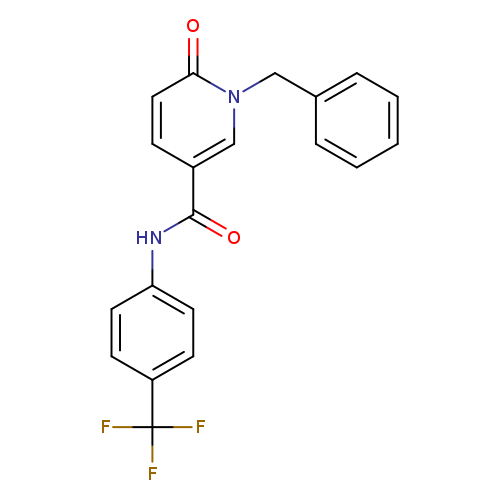 1-benzyl-6-oxo-N-[4-(trifluoromethyl)phenyl]-1,6-dihydropyridine-3-carboxamide