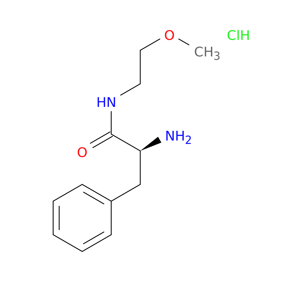 (S)-2-Amino-N-(2-methoxyethyl)-3-phenylpropanamide hydrochloride