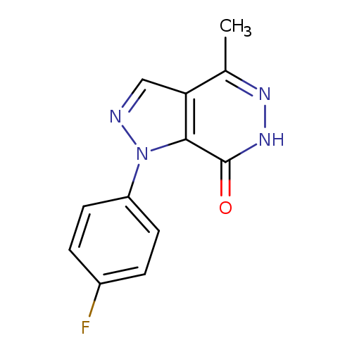1-(4-Fluorophenyl)-4-methyl-1,6-dihydro-7h-pyrazolo[3,4-d]pyridazin-7-one