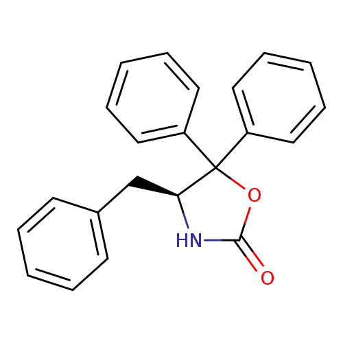 2-OXAZOLIDINONE, 5,5-DIPHENYL-4-(PHENYLMETHYL)-, (4S)-