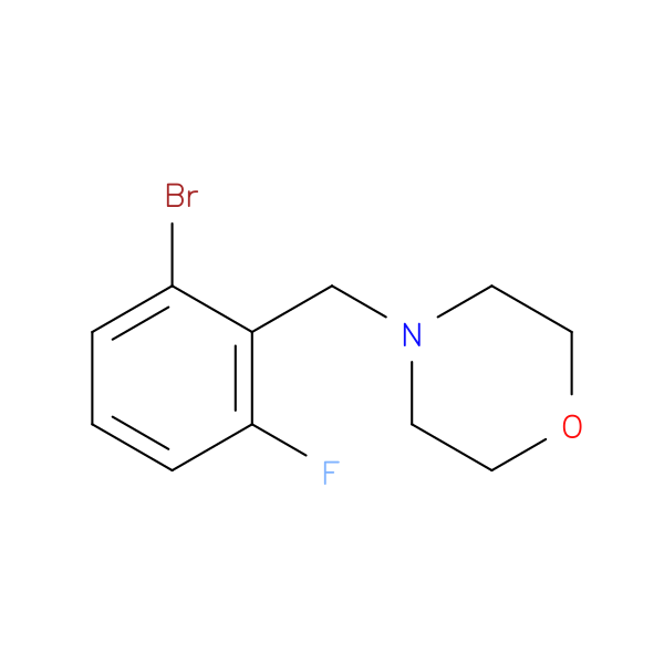 1-Bromo-3-fluoro-2-(morpholinomethyl)benzene