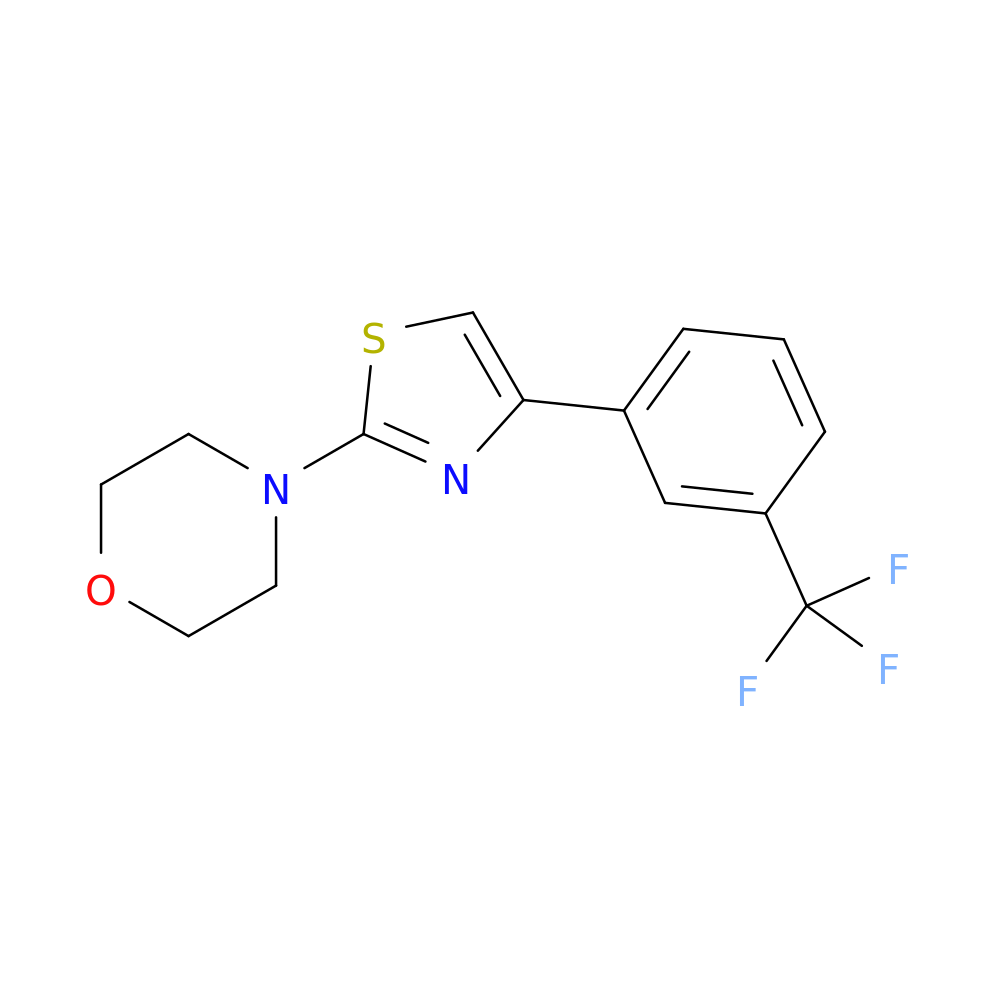 4-{4-[3-(trifluoromethyl)phenyl]-1,3-thiazol-2-yl}morpholine
