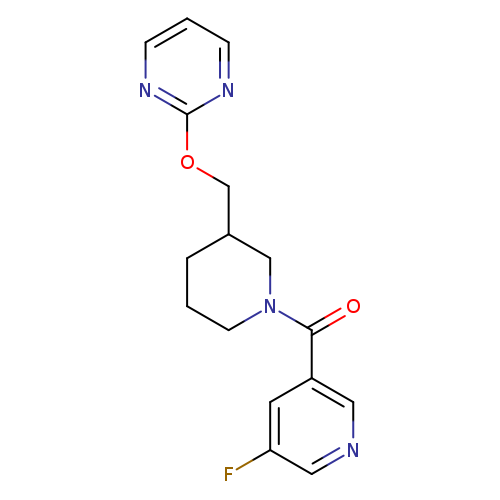 2-{[1-(5-fluoropyridine-3-carbonyl)piperidin-3-yl]methoxy}pyrimidine