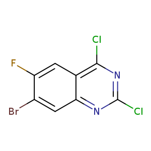 2,4-dichloro-6-fluoro-7-bromoquinazoline