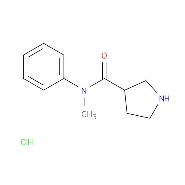 N-Methyl-N-phenylpyrrolidine-3-carboxamide hydrochloride