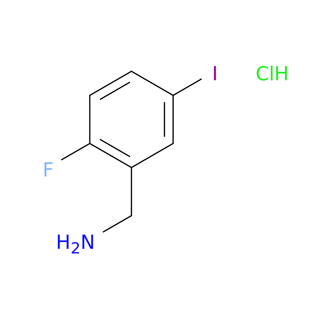 (2-fluoro-5-iodophenyl)methanamine hydrochloride