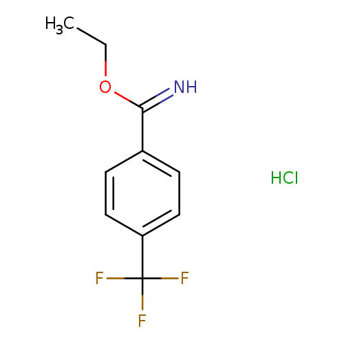 ethyl 4-(trifluoromethyl)benzene-1-carboximidate hydrochloride
