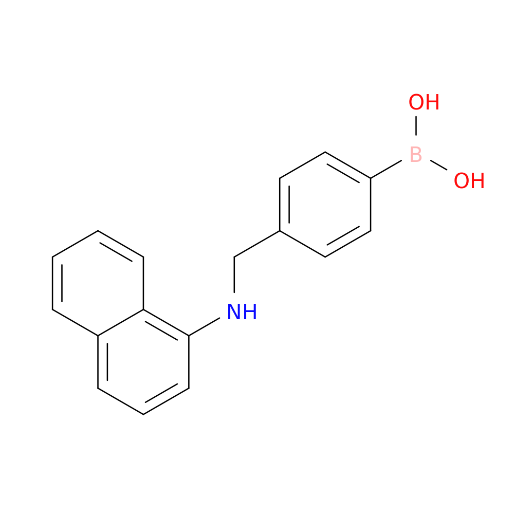(4-((naphthalen-1-ylamino)methyl)phenyl)boronic acid