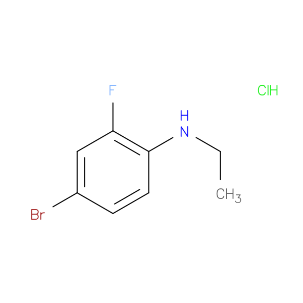 4-Bromo-N-ethyl-2-fluoroaniline HCl