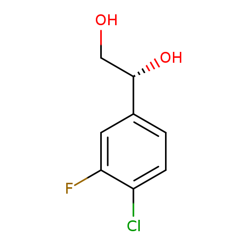 1,2-Ethanediol, 1-(4-chloro-3-fluorophenyl)-, (1R)-