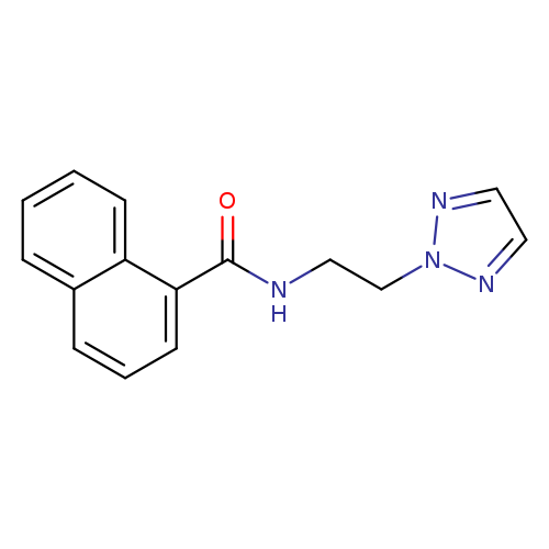 N-[2-(2H-1,2,3-triazol-2-yl)ethyl]naphthalene-1-carboxamide