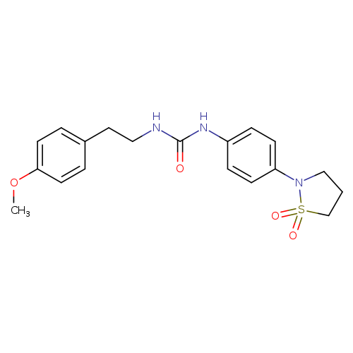 3-[4-(1,1-dioxo-1lambda6,2-thiazolidin-2-yl)phenyl]-1-[2-(4-methoxyphenyl)ethyl]urea
