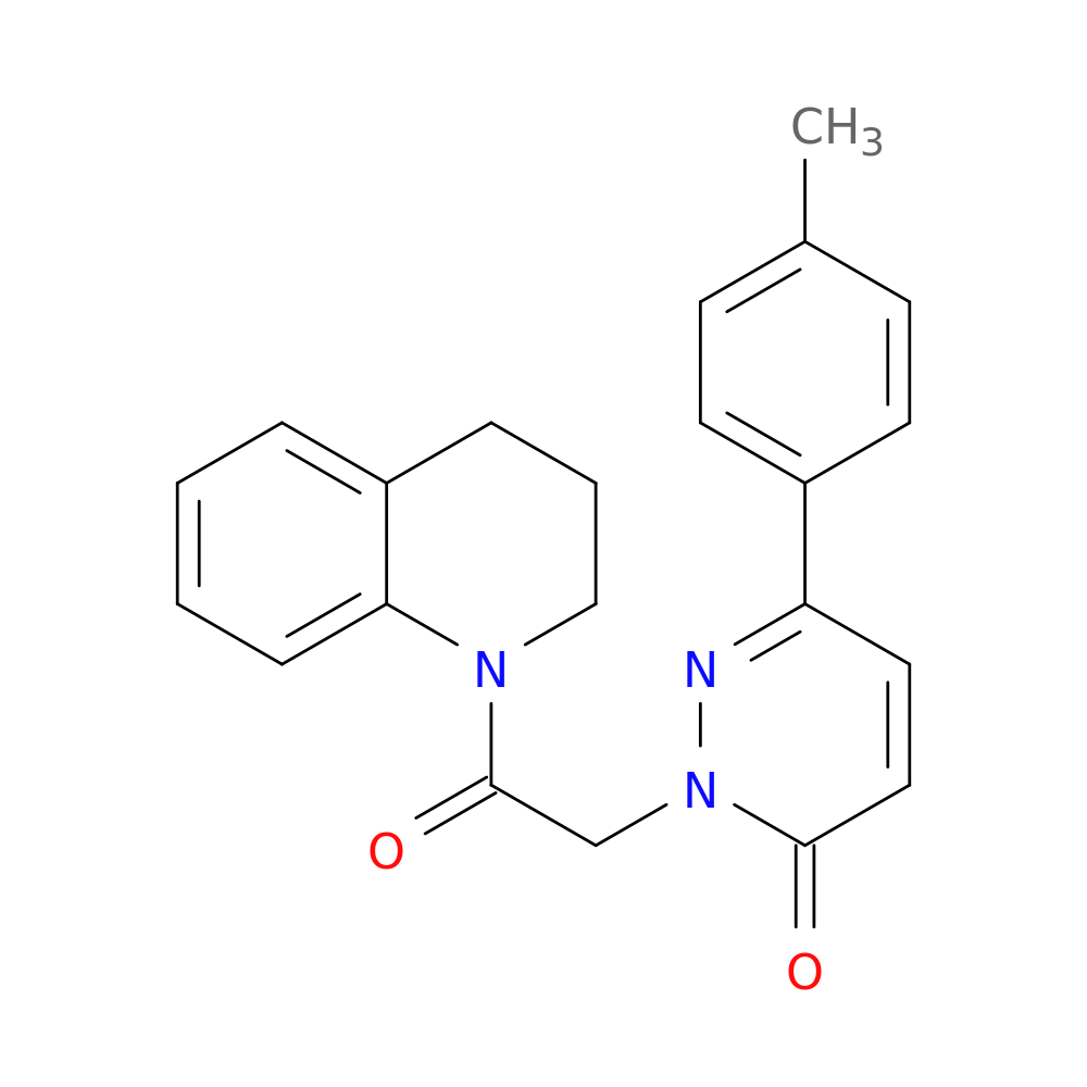6-(4-methylphenyl)-2-[2-oxo-2-(1,2,3,4-tetrahydroquinolin-1-yl)ethyl]-2,3-dihydropyridazin-3-one