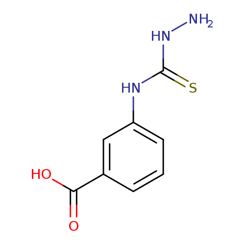 3-[(Hydrazinocarbonothioyl)amino]benzoic acid