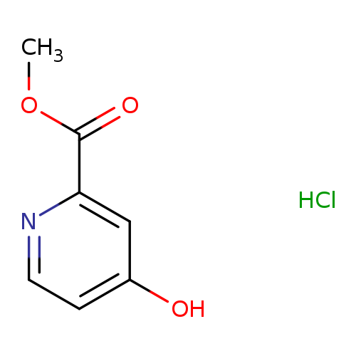 2-Pyridinecarboxylic acid, 4-hydroxy-, methyl ester, hydrochloride (1:1)