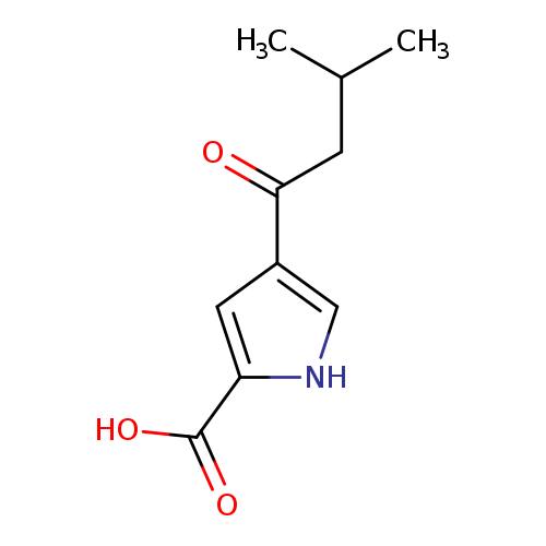 4-(3-Methylbutanoyl)-1H-pyrrole-2-carboxylic acid