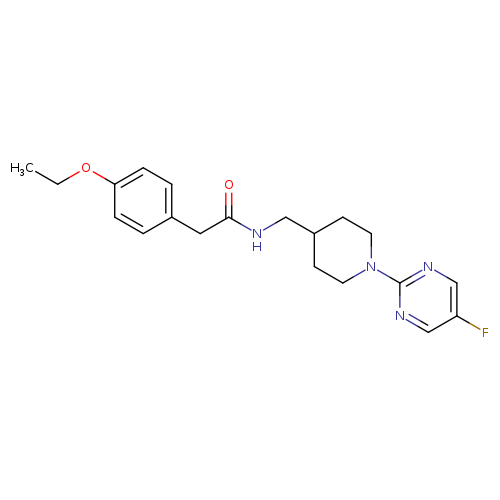 2-(4-ethoxyphenyl)-N-{[1-(5-fluoropyrimidin-2-yl)piperidin-4-yl]methyl}acetamide