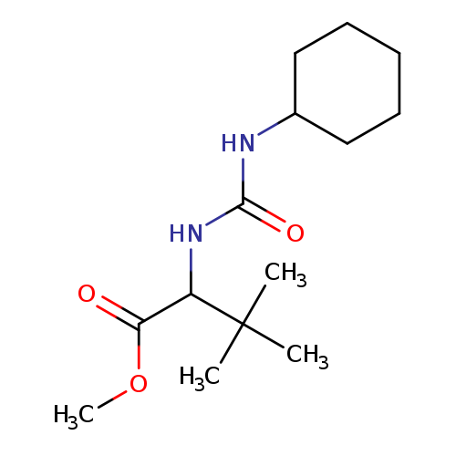 methyl 2-[(cyclohexylcarbamoyl)amino]-3,3-dimethylbutanoate