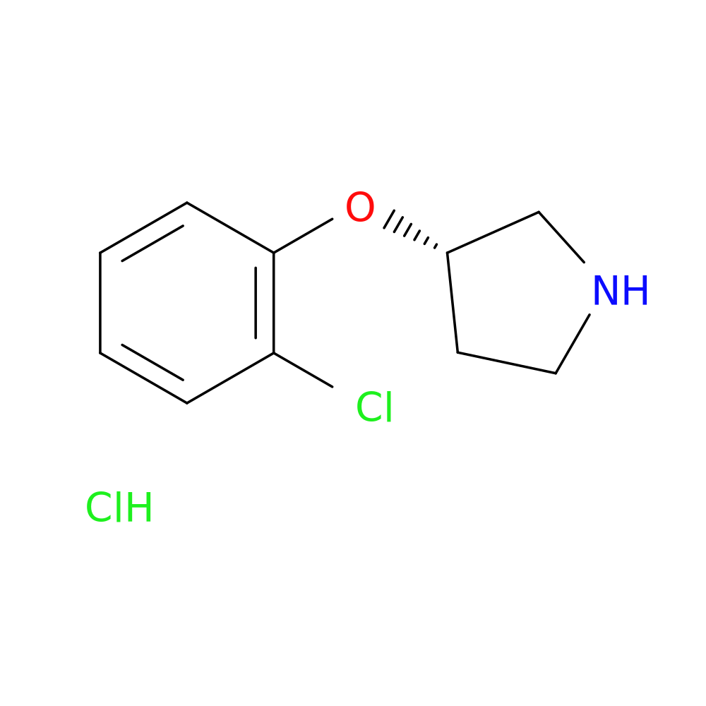 (S)-3-(2-Chlorophenoxy)pyrrolidine hydrochloride