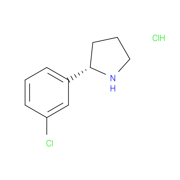 (S)-2-(3-Chlorophenyl)pyrrolidine hydrochloride
