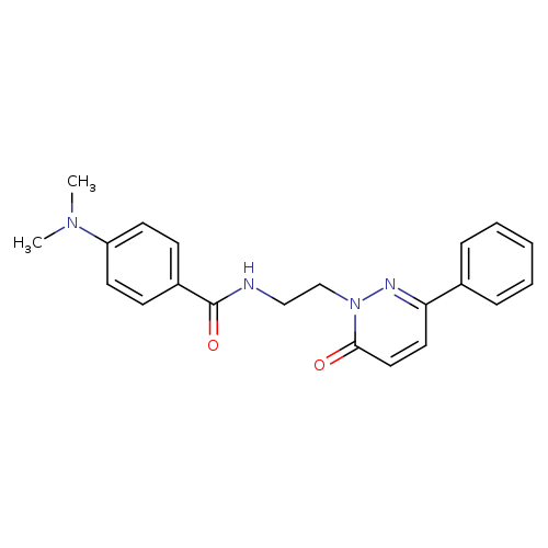 4-(dimethylamino)-N-[2-(6-oxo-3-phenyl-1,6-dihydropyridazin-1-yl)ethyl]benzamide