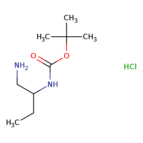 Carbamic acid, [1-(aminomethyl)propyl]-, 1,1-dimethylethyl ester, monohydrochloride (9CI)