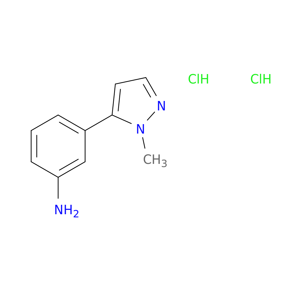3-(1-methyl-1H-pyrazol-5-yl)aniline dihydrochloride