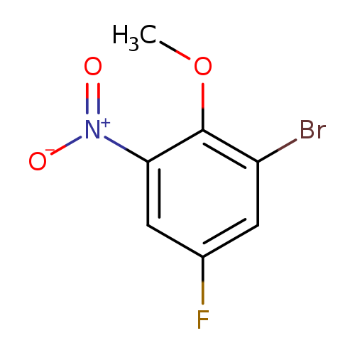 Benzene, 1-bromo-5-fluoro-2-methoxy-3-nitro-