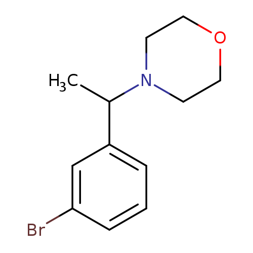 4-(1-(3-bromophenyl)ethyl)morpholine