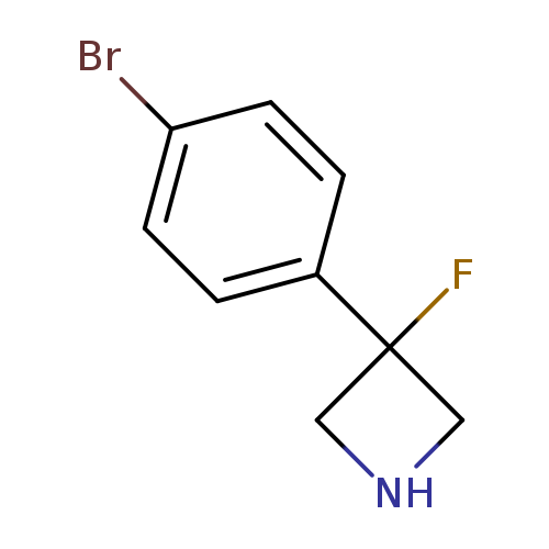 3-(4-Bromophenyl)-3-fluoroazetidine