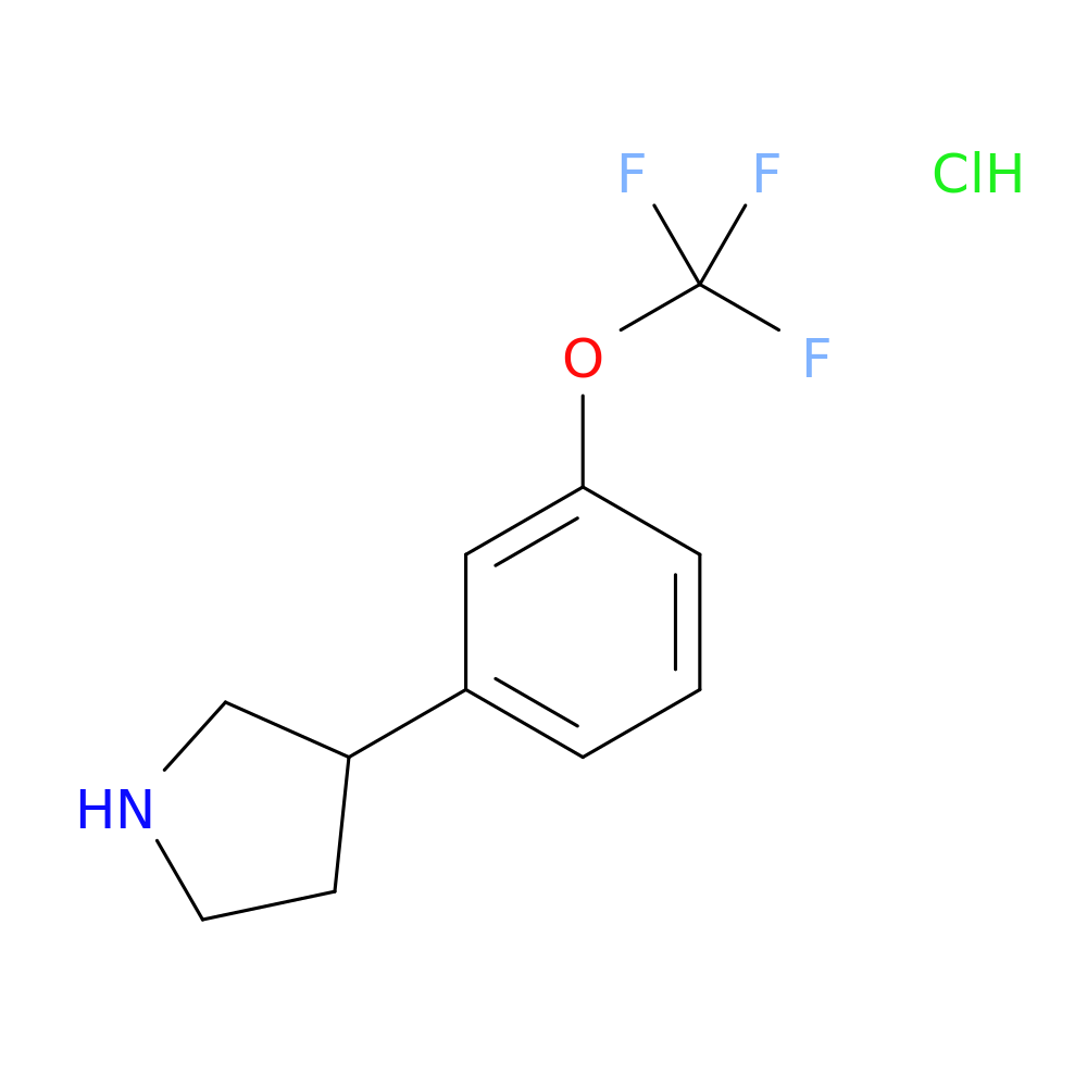 3-[3-(trifluoromethoxy)phenyl]pyrrolidine hydrochloride