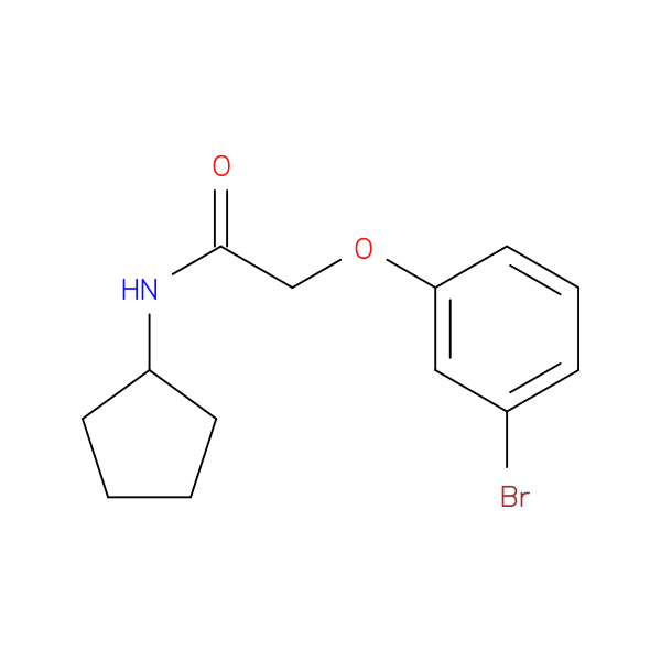 2-(3-bromophenoxy)-N-cyclopentylacetamide