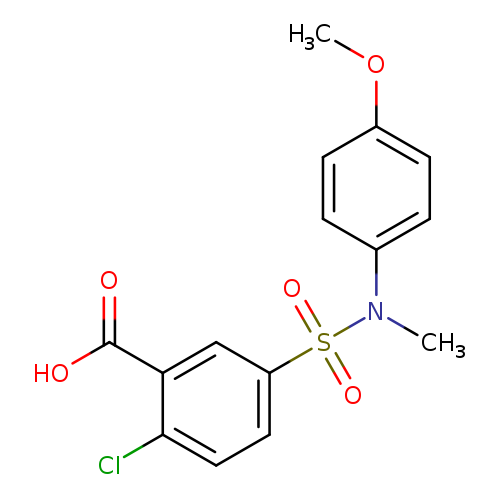 2-Chloro-5-(N-(4-methoxyphenyl)-N-methylsulfamoyl)benzoic acid