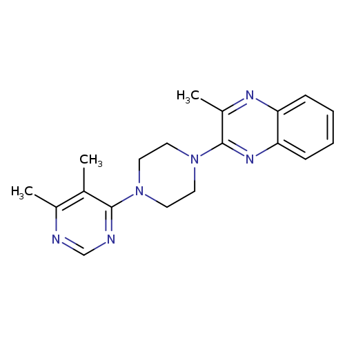 2-[4-(5,6-dimethylpyrimidin-4-yl)piperazin-1-yl]-3-methylquinoxaline