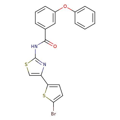 N-[4-(5-bromothiophen-2-yl)-1,3-thiazol-2-yl]-3-phenoxybenzamide