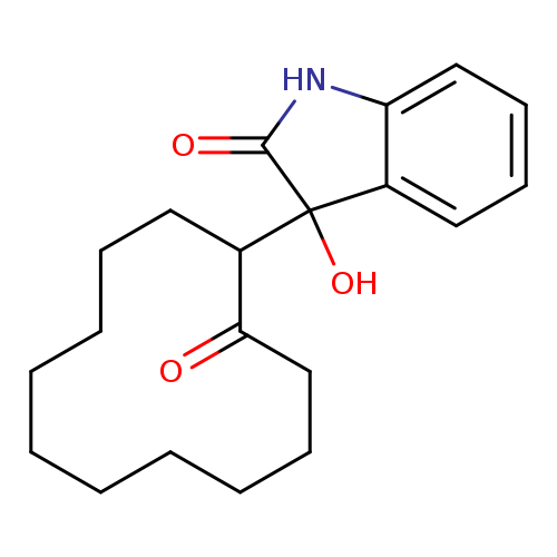 3-hydroxy-3-(2-oxocyclododecyl)-1,3-dihydro-2H-indol-2-one