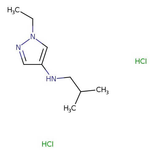 1-ethyl-N-(2-methylpropyl)-1H-pyrazol-4-amine dihydrochloride