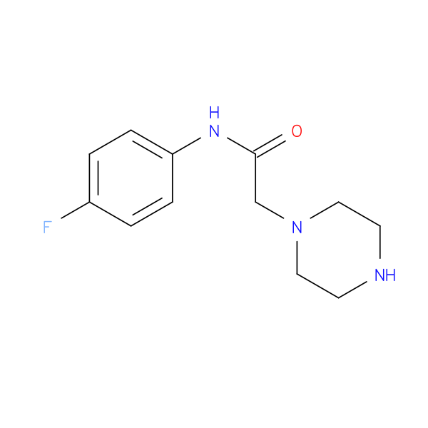 N-(4-Fluorophenyl)-2-(piperazin-1-yl)acetamide